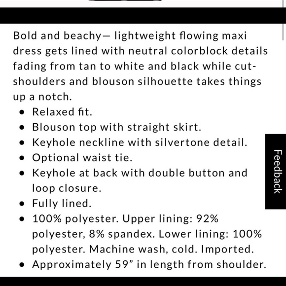 WHITE HOUSE BLACK MARKET | Maxi Dress | Size 6 - Picture 4 of 5